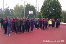 Preskúšanie profesionálnych vojakov z pohybovej výkonnosti.