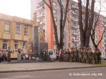 Prslunci Zkladne nasaditench KIS  sa podieali na pietnej spomienke pri prleitosti 100. vroia ukonenia 1. svetovej vojny, vzniku SR, Martinskej deklarcie a Da veternov