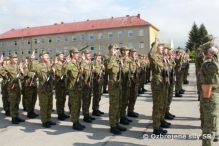 Vojenská prísaha v Základni výcviku a mobilizačného doplňovania Martin