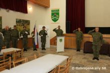 Slávnostný nástup Základne výcviku a mobilizačného doplňovania pri príležitosti
